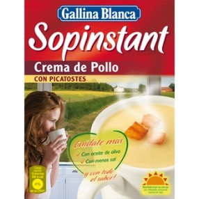 SOPINSTANT GALLINA BLANCA crema de pollo sobre 48 grs